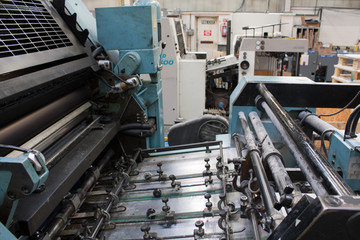 Litho printing press - obrazy, fototapety, plakaty