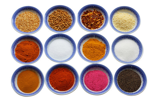 Variety of spices