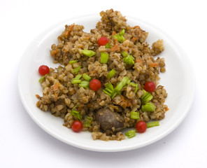 Boiled buckwheat