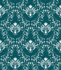 seamless damask pattern