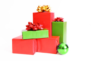 Obraz premium weihnachtsgeschenke,weihnachtsdekoration