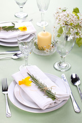 Daffodil table settings