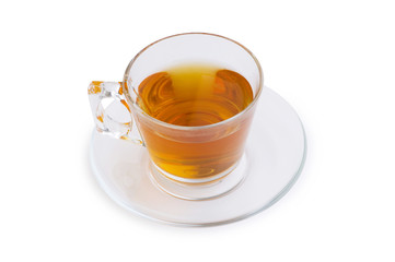 Cup of tea isolated on the white