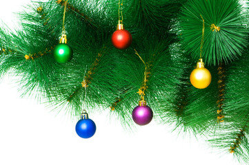 Obraz na płótnie Canvas Christmas decoration on the tree
