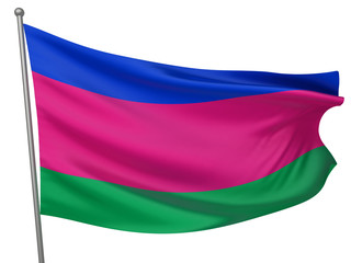 Obraz premium Kuban People's Republic National Flag