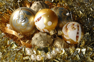 Christmas decorations background