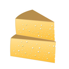 vector cheese slices