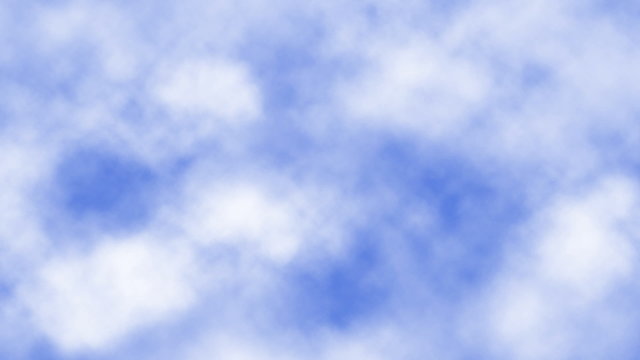 Flying on the clouds - loopable 1080p