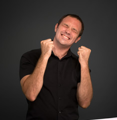 Frustrated man