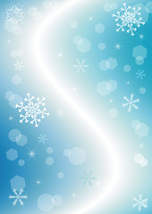 Christmas wave background (vector)
