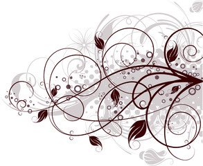 Floral abstract illustration
