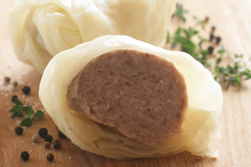 Rohe Kohlroulade