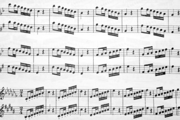Music notation.