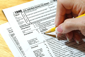 Tax Forms Pencil