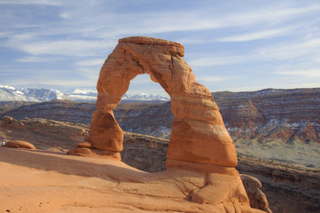 Delicate Arch Rock Formation