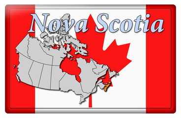 3D-Button - Provinces of Canada