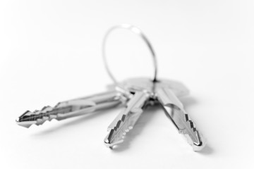 three keys (focus in the end of a key)