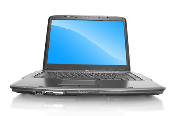 modern laptop. computer technology