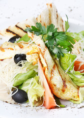 Salad with croutons