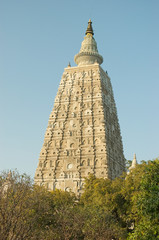 Mahabodhi temple in Bodhgaya, place of Buddha enlightenment