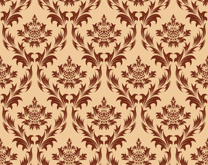 seamless damask pattern