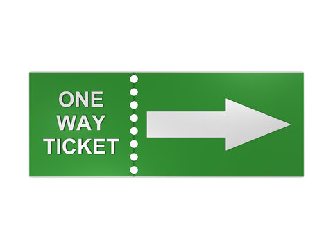 One way ticket Stock Adobe Stock