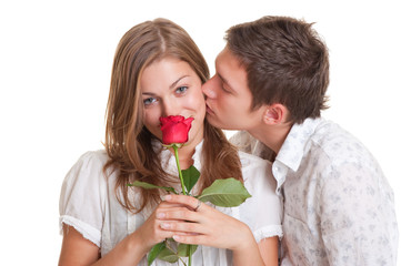 lively young couple