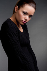 portrait of beautiful model