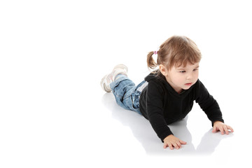 Portrait of a 2 year old girl