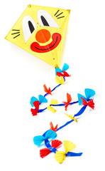 Obraz premium Colorful kite isolated on white