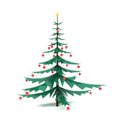 Cristmas Tree 3D render