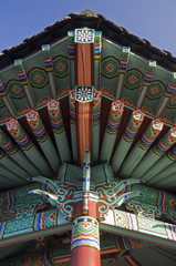 Naklejka premium Traditional Roof, South Korea