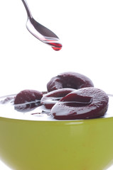 plums compote.