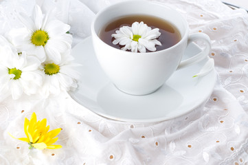 tea with a camomile.