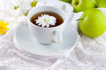 tea with a camomile.