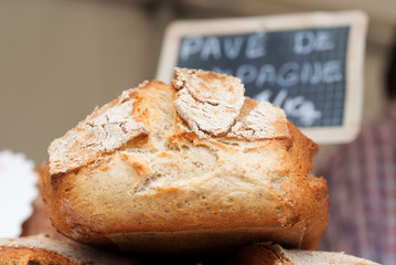 étalage de pain de boulangerie