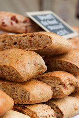 étalage de pain de boulangerie