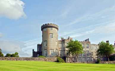 capture of vibrant irish castle in county clare