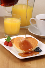 Fresh hot  pancakes