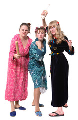 Three desperate housewives