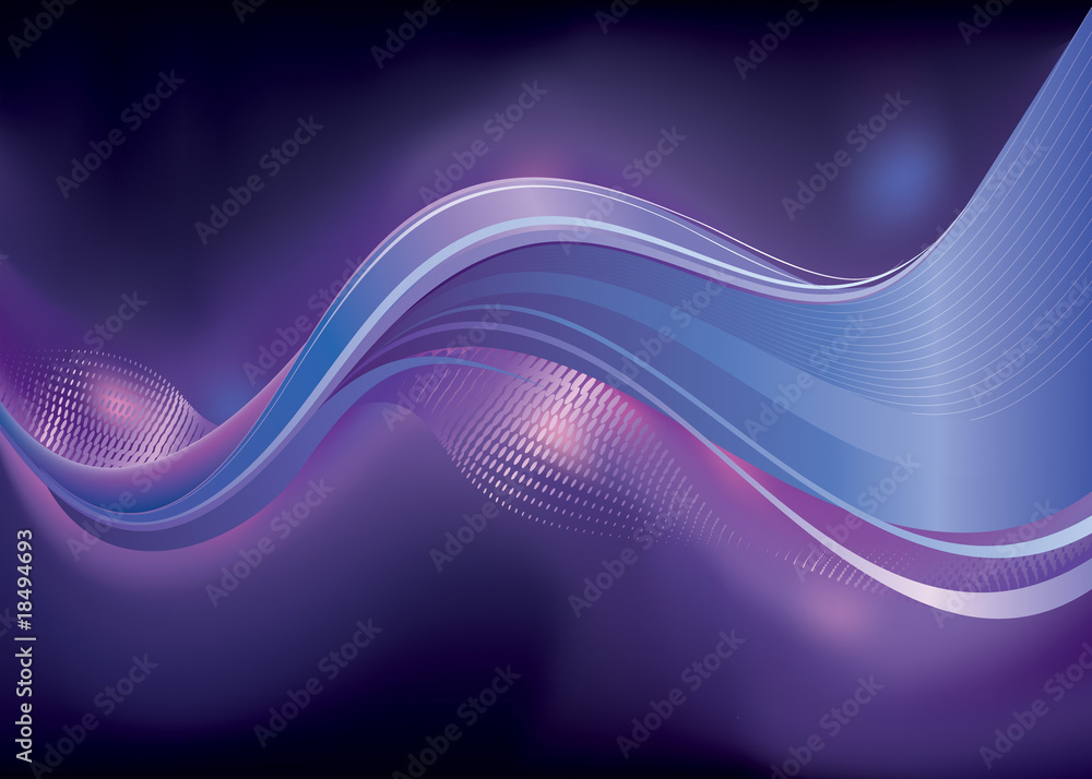Aufkleber abstract dark colors wave background. vector layered.