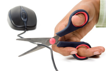 Cutting of mouse wire