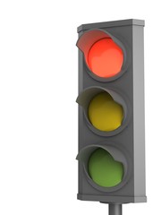red traffic light
