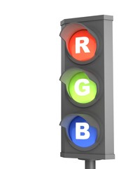 RGB traffic light