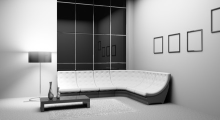 sofa in the room