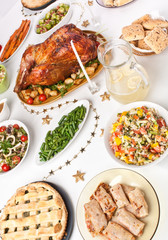 christmas dinner table