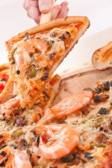 seafood pizza