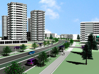 Project of modern city