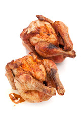 whole grilled chickens