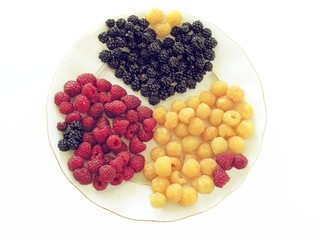 various berries